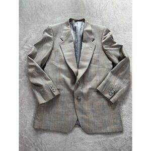 Vintage Yves Saint Laurent YSL 90s Blazer Men 40R Wool Made in France Sport Coat